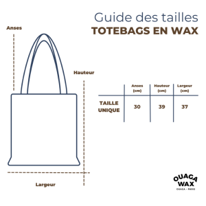 Koudougou | Le sac totebag en WAX