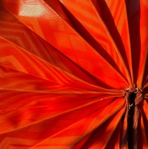 Diarra | L'éventail en wax orange