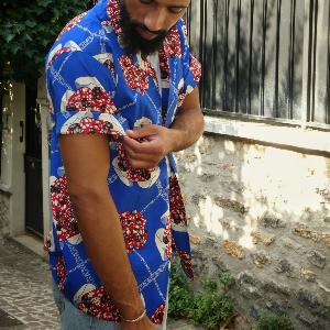 Sanou | La chemise en WAX 