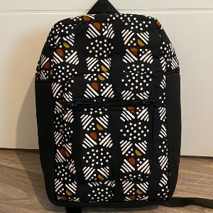 Tenkodogo Marron | Le sac à dos en WAX