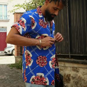 Sanou | La chemise en WAX 