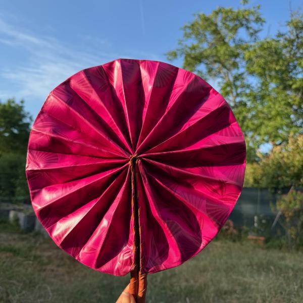 Diarra | L'éventail en wax rose