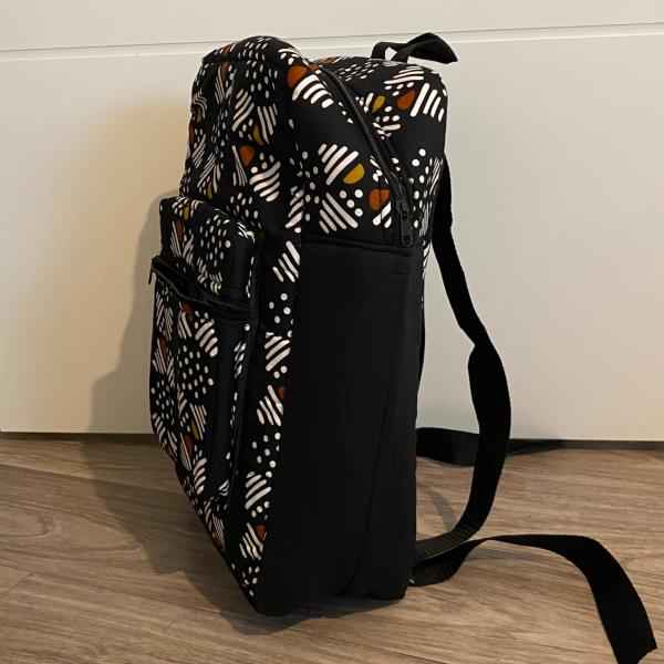 Tenkodogo Marron | Le sac à dos en WAX