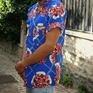 Sanou | La chemise en WAX 