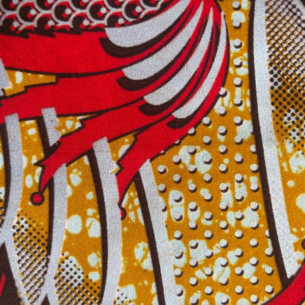 Kour | Le tissu en wax brillant